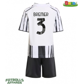 Juventus Gleison Bremer #3 Hemmaställ Barn 2025-26 Kortärmad (+ Korta byxor)